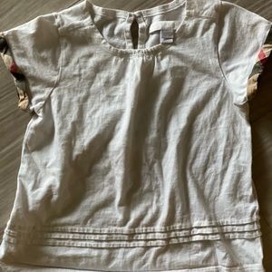 Girls Burberry Short Sleeve Tee